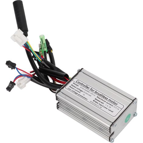 Contrôleur à onde sinusoïdale 36V/48V 15A pour vélo électrique, avec ligne lumineuse, pour moteur 250W, durée de vie de 6 mois. (1/5)