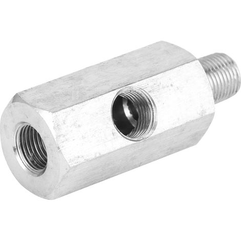 Universeller 1/8-Zoll-BSPT-zu-NPT-Adapter-Öldrucksensor für Turbolader-Zulaufleitungsmanometer (1/5)