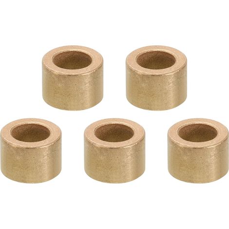 5 Pièces Entretoises en Laiton M10 10 mm ID x 16 mm OD x 12 mm L (1/5)