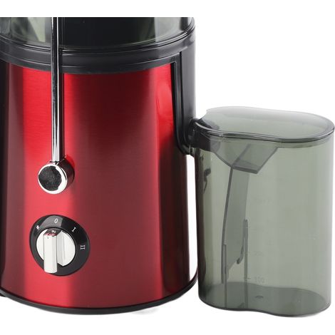 Licuadora centrífuga multifuncional con prensa para zumo, enchufe europeo de 220 V, color rojo, ABS, acero inoxidable, 2600 g, 35 x 31 cm (13,78 x 12,20 pulgadas) (1/5)