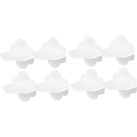 Lot de 8 fixations adhésives pour meubles (1/5)