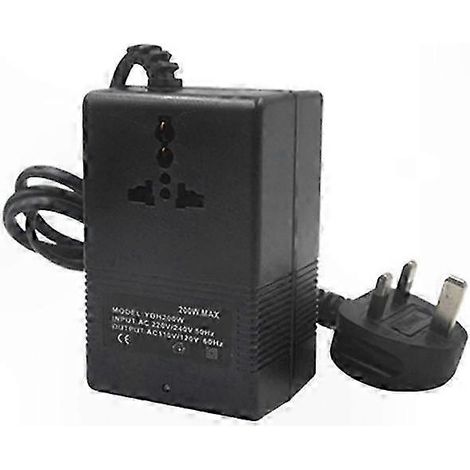 Convertisseur de tension 200 W, transformateur abaisseur 220 V vers 110 V, adaptateur de voyage (1/5)