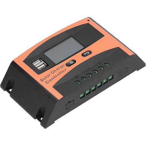 Automatischer 30A 12V/24V Solar-Laderegler, wasserdicht, mit integriertem Überlastschutz, PWM für den Heimgebrauch (1/4)