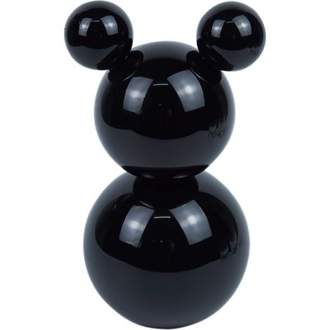Signes Grimalt Figura Miniature di cristallo  Figura desktop nera - 18x11x9cm