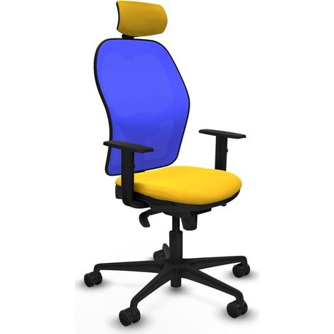 Piqueras-y-crespo Jorquera chaise bureau jaune confortable (1/3)