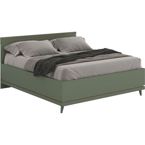 Cama Fertalu 107, 180 x 200 cm, Doble, 180x200, Aglomerado laminado, Somieres, 185x201x100cm