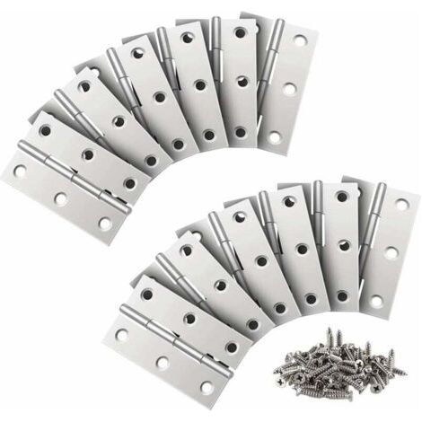 Dépliant pliant de porte d'armoire à petite charnière en acier inoxydable 24 pièces 3 pouces [6637mm] (1/4)