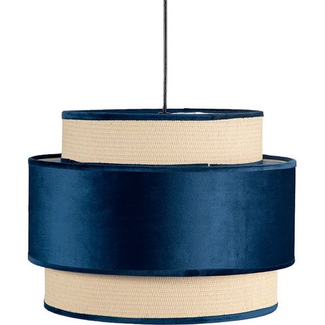 Colgante 3 Pantallas Adriano1xe27 Azul Reg X 40d