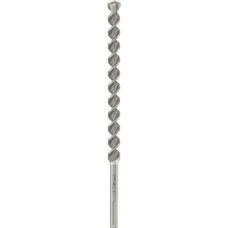 Bosch – Foret béton SDS max-4 30 x 400 mm – Tête 4 arêtes carbure de tungstène – Pour béton armé – Spirale à canaux profonds