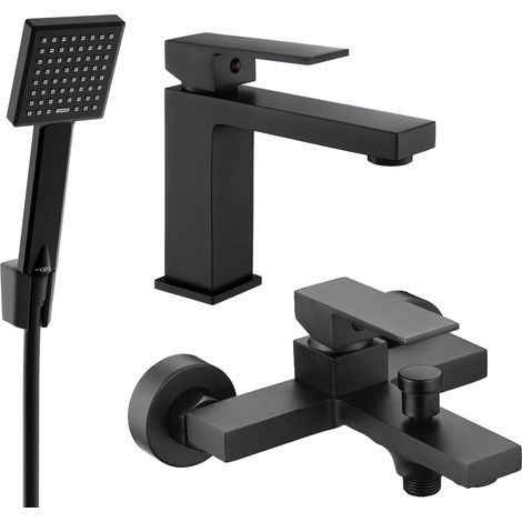 Mexen Uno Conjunto de baño R45, negro - 71403R45-70 (1/4)