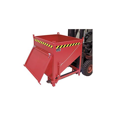 Bauer Silobehälter SGK 75, lackiert, Feuerrot (1/2)