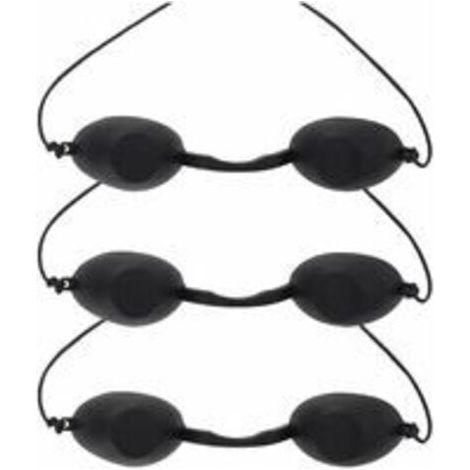 3 gafas de protección UV, gafas para solárium, gafas de protección UV adecuadas para tratamientos de belleza con láser IPL, adecuadas para clínicas de belleza o uso doméstico.