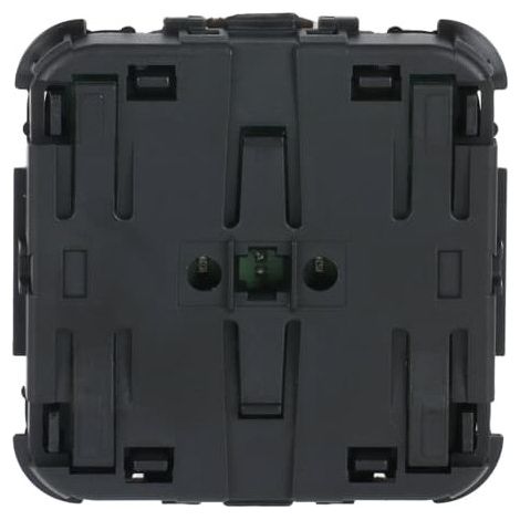 Busch-Jaeger Elemento di comando flex 2-fold doppio pulsante con luce di orientamento, LED (64721), 2CKA006400A0100