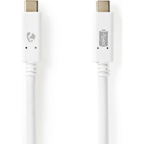 nedis CCGW64750WT10 cable USB-C blanco 1 m