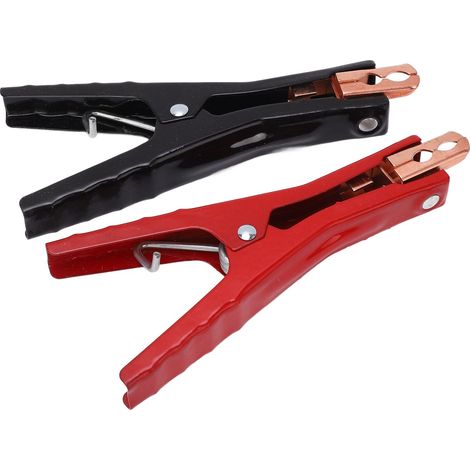Pince de Batterie 400A Rouge Noir, 2 Pièces, Alliage Aluminium, Test de Démarrage pour Bateaux, Camping-Cars, Quads (1/5)