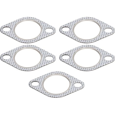 Joint de Bride D'échappement, Joint D'échappement Haute Température, 5 Pièces de 5,1 Cm de Joint de Bride de Tuyau D'échappement Résistant aux Hautes Températures pour les Tuyaux. (1/5)