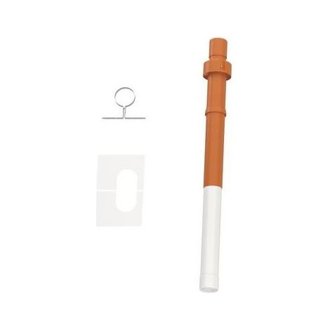 Buderus Grundbausatz C33x, DN 80/125, Dachdurchführung C33x, Rot