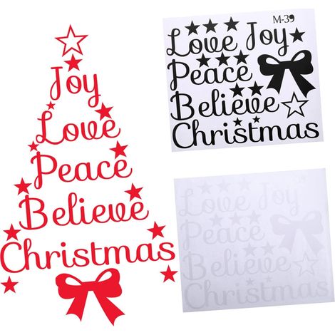 Pices Stickers Muraux Sapin de Nol Dcoratifs Stickers Muraux (1/5)