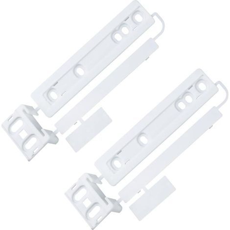Lot de 2 glissières de porte coulissante pour réfrigérateur – compatible accessoires réfrigérateur AEG 223034904/1, 223034904 – réfrigérateur encastrable porte coulissante (1/5)