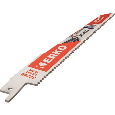 LAME SABRE ERKO 150x22x1,6 10T MULTI K16 ETUI 5