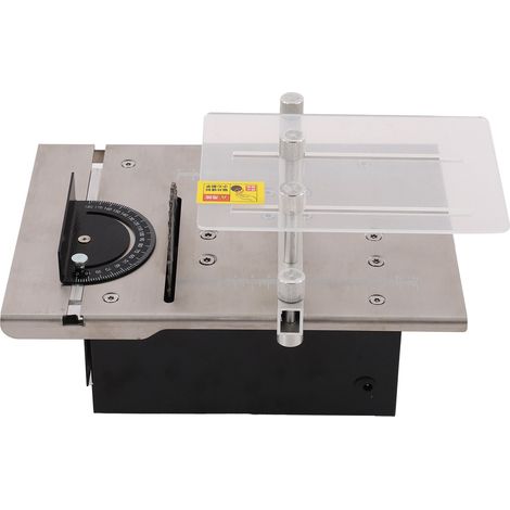 Mini-Tischkreissäge, DIY-Modell, präzise elektrische Schneidemaschine, verstellbar, für den Hausgebrauch, 110–240 V, EU-Stecker (1/5)