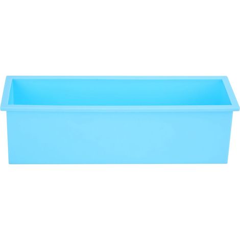 Yosoo Health Gear Kit de Bricolage de Moisissure de Savon en Silicone de 1200 Ml avec Boîte en Bois, Moisissure de Pain Rectangle de 1200 Ml pour Métier Artisanal, Fournitures de Savon Maison, (4) (1/5)