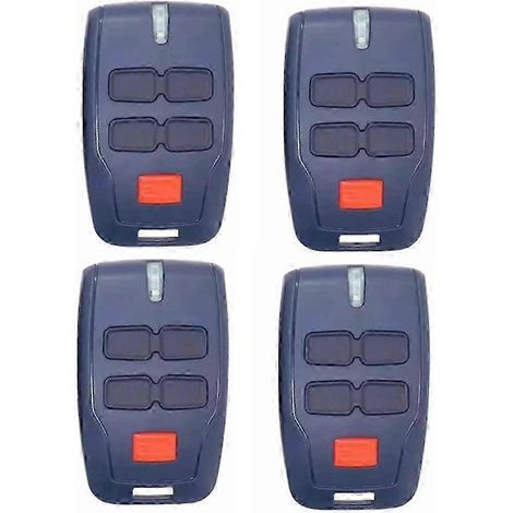 Ensemble de 4 télécommandes de porte de garage, code tournant 433,92 MHz, compatibles avec MITTO 2, MITTO 4 B, RCB02, RCB04 et KLEIO B RC topWHBYV (1/4)
