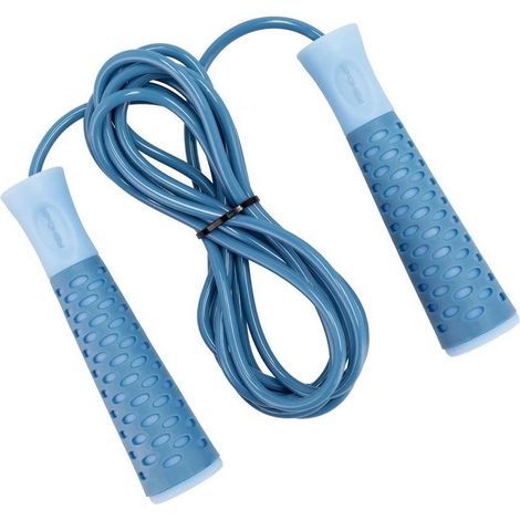 Corda per saltare con cuscinetto, blu