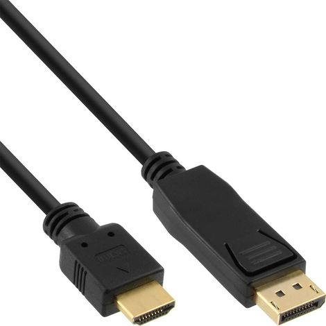 delock Adapterkabel câble adaptateur 3 mètres HDMI DisplayPort