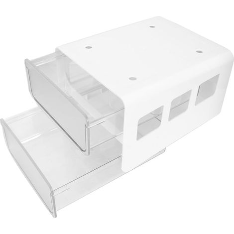 Schreibtisch Organizer Aufbewahrungsbox aus Abs mit Punch (1/5)
