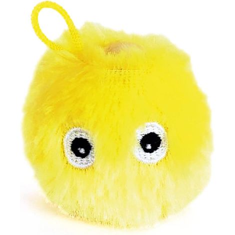 Gioco per gatti palla peluche sonora giallo 5,5 cm