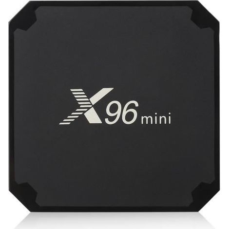 X96mini Smart TV BOX 2Go + 16Go Android 7.1.2 Amlogic S905W Quad Core 1080P 4K H.265/H.264 HDTV HDR Multimédia WiFi Noir (1/4)