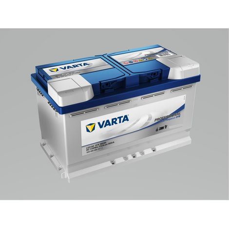 Batería auxiliar de ácido profesional de doble propósito EFB 80 amperios - Varta