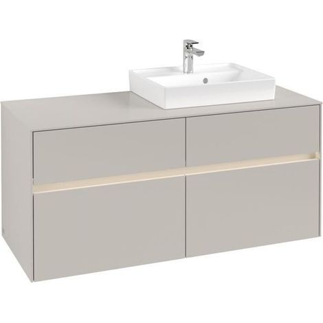 VB WTUS Collaro C072B0 1200x548x500mm avec cloche. 4 extraits WT re Gris doux