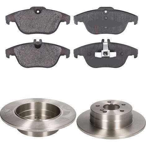 KIT FRENI POSTERIORI compatibile con MERCEDES-BENZ CLASSE C T-MODEL (S204) - DISCHI + PASTIGLIE OEM: P 50 068 , P 50 068X / 17756 , 17757 /SOSTITUZIONE DIRETTA/BASSA POLVERE/SILENZIOSO (1/5)