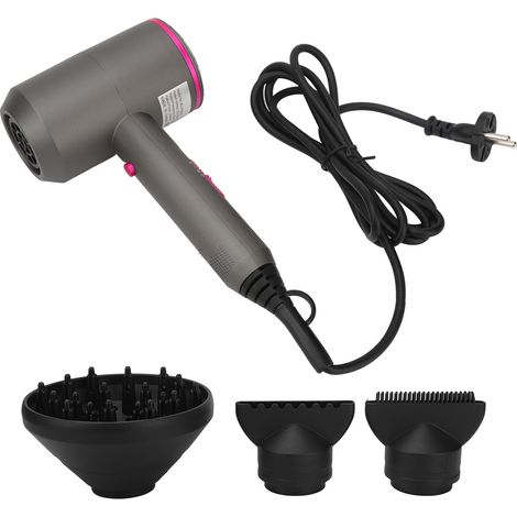Sèche-cheveux haute puissance ionique à température constante, forme marteau, pour usage domestique, fiche UE 220V (1/5)