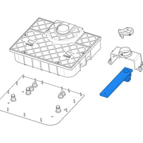 came pièce détachée étrier fixation portail pour caisse frog-jc 119ria075 (1/3)
