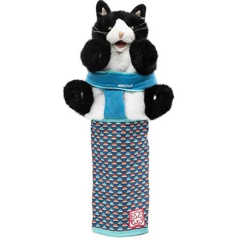 Gant de lutte pour chat - Jouet marionnette - Gant de lutteur interactif pour chat avec manchon de protection et enrichissement à l'herbe à chat (1/5)