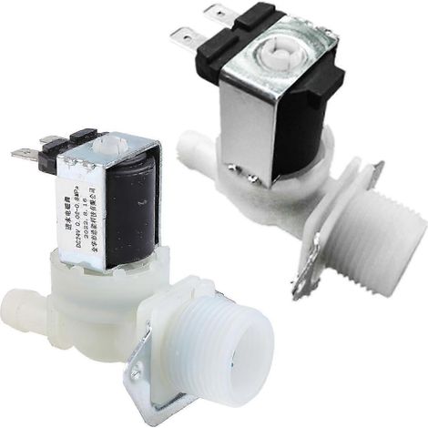Électrovanne d'arrivée d'eau pour machine à laver 220 V/12 V/24 V, 26 s (1/4)