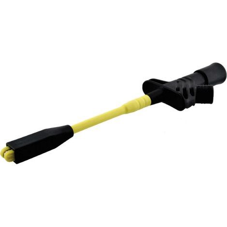 SKS Hirschmann KLEPS 2800 rt Sicherheits-Abgreifklemme Steckanschluss 4 mm CAT III 1000 V Rot