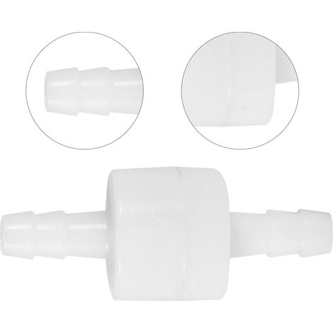 Clapet anti-retour en ligne de 6 mm pour carburants, huiles, eau, gaz et air – clapet anti-retour sans clapet anti-retour – durable (1/5)