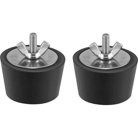2 Pièces Bouchon Piscine Diamètre 32-38mm Bouchons d'hiver en Caoutchouc avec Boulons Acier Inoxydable Antigel Produit Hivernage Piscine par Le Gel Aux Canalisations de Drainage de Piscine (1/4)