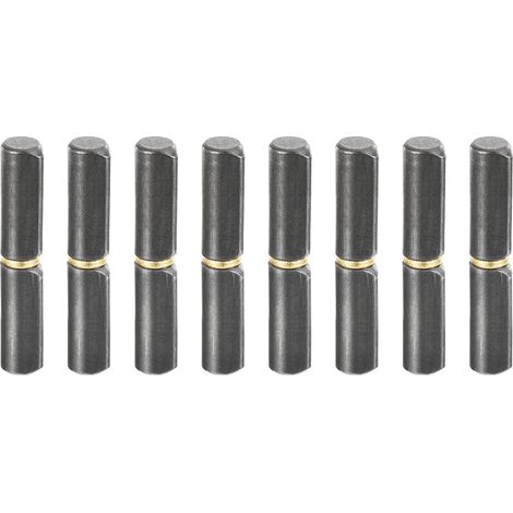 Welding Barrel Hinges 2-3/8" x 6/16" (LxD) 8Pcs (1/5)