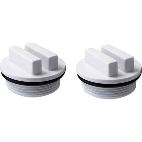 Bouchon d'hivernage et filtre de piscine SP1022C avec joint torique pour l'hivernage des piscines pendant la saison hivernale et pour la plupart des filtres de piscine Hayward Pentair (lot de 2 (1/5)