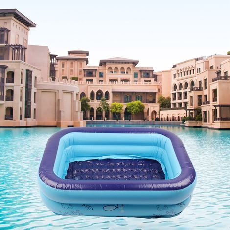 Piscine Gonflable Familiale avec Zone de Jeux Sable et Boules Flottantes (1/5)