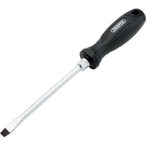 Draper SL8X150MM Slotted Hard Grip Screwdriver – Precision Flat-Head Screwdriver for Professional and DIY Use