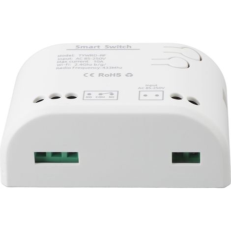 Interrupteur radio 433MHz 2200W polyvalent minuterie module télécommande sans fil pour serrure de porte 85V-250V (1/5)