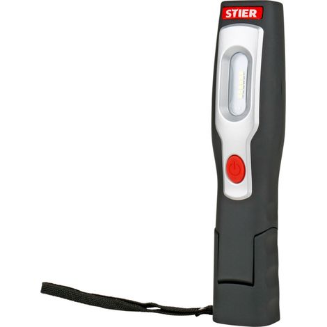 STIER Lampe de travail/d'atelier à LED sans fil 350 lumens, 3,5 W, câble USB, lampe portable LED, lampe atelier