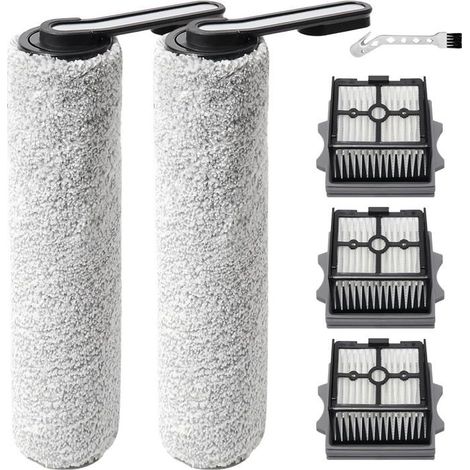 Kit pour aspirateur Tineco Floor One S5 : 2 brosses rotatives, 3 filtres HEPA et 1 brosse. (1/5)