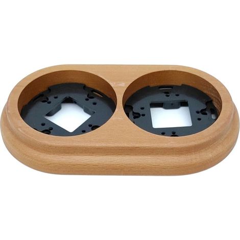 Marco Doble Superficie en Madera Clara (1/2)